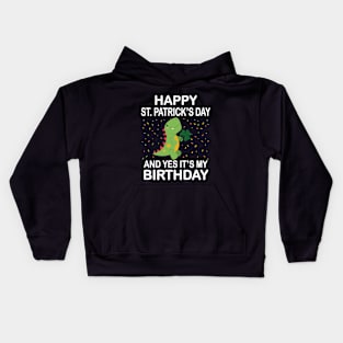 St Paddy Day Birthday Kids Hoodie